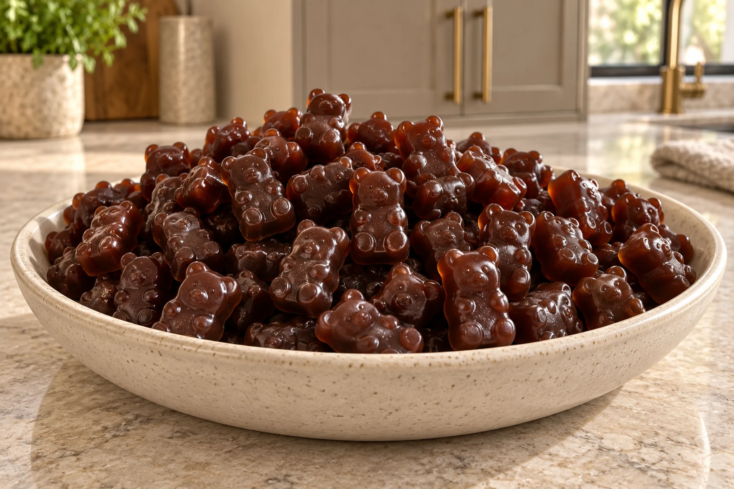 Honey-sweetened chocolate gummy bears for later Full GAPS