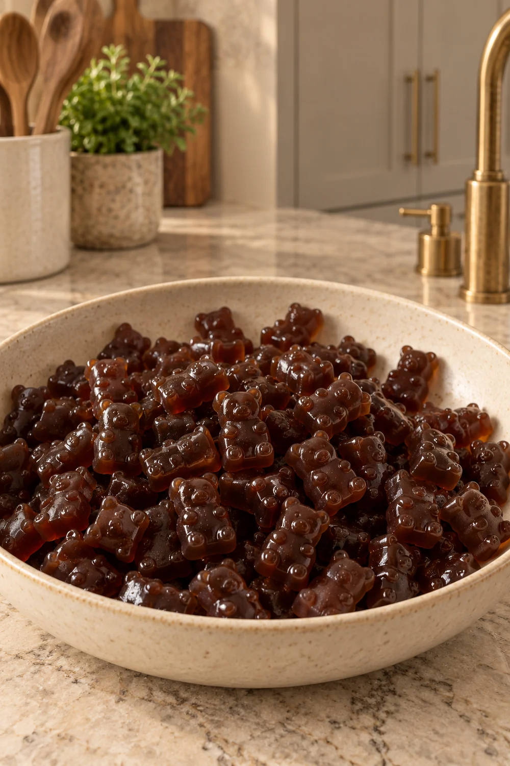 Honey-Sweetened Chocolate Gummy Bears for Later Full GAPS