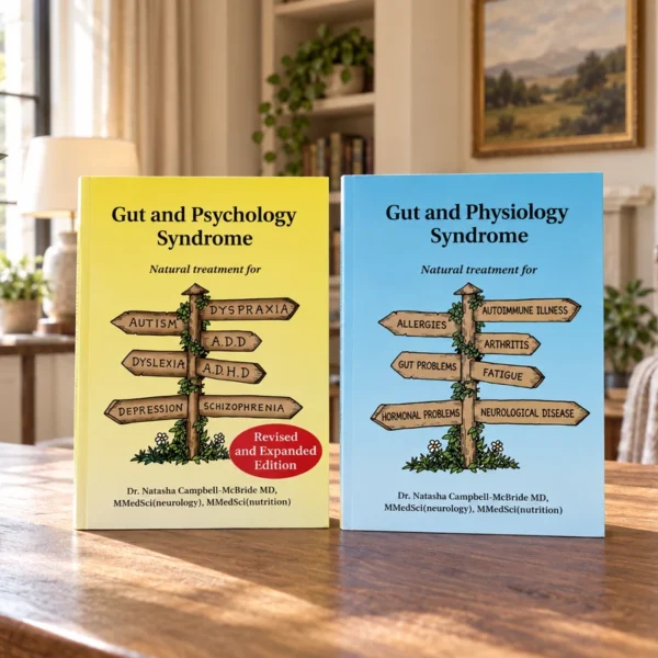 Newest English editions of Gut and Psychology Syndrome and Gut and Physiology Syndrome in the WFLI library.