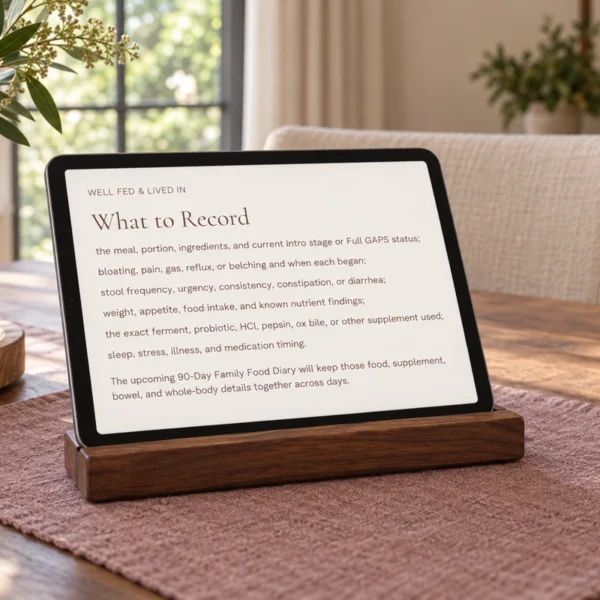 A supported tablet displaying the actual What to Record article section.