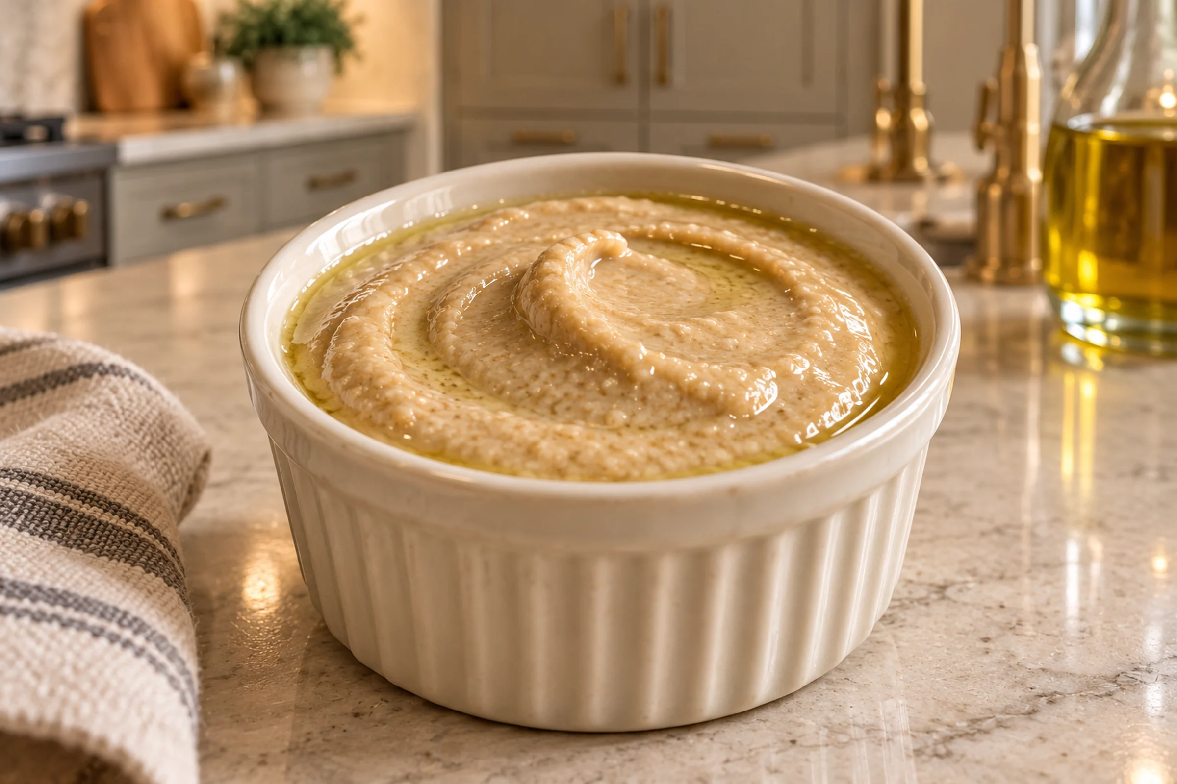Properly prepared sesame tahini for Full GAPS