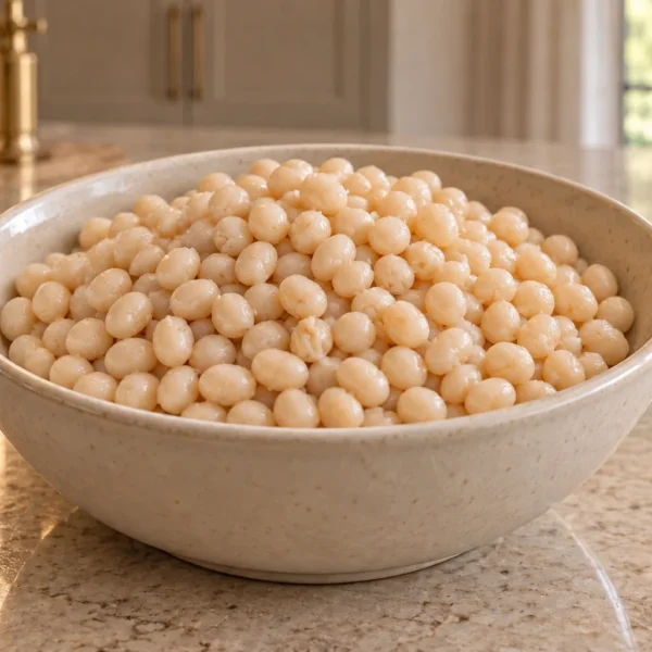Plain properly prepared white navy beans for Full GAPS