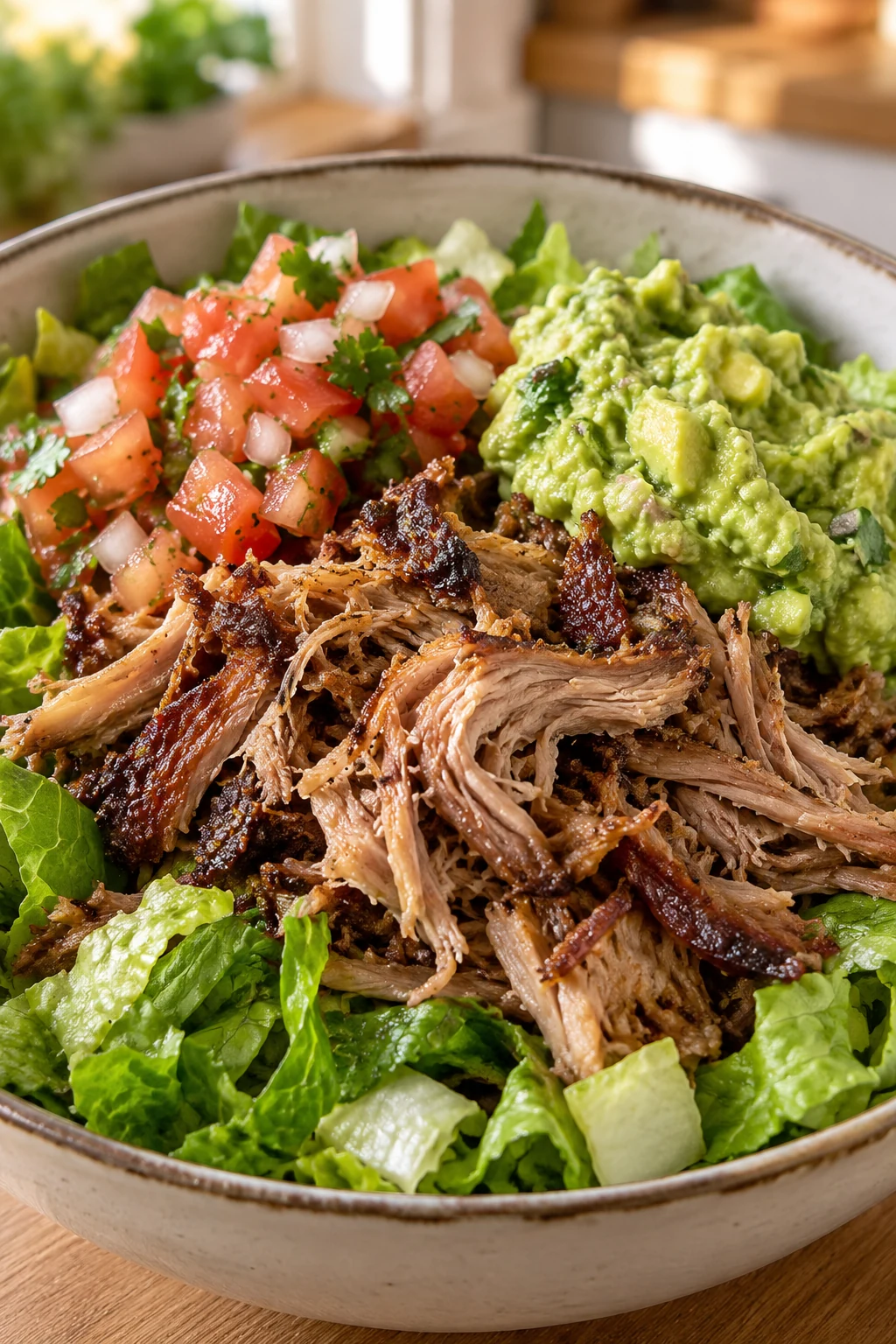 Slow Cooker Carnitas Salad Bowl for Full GAPS
